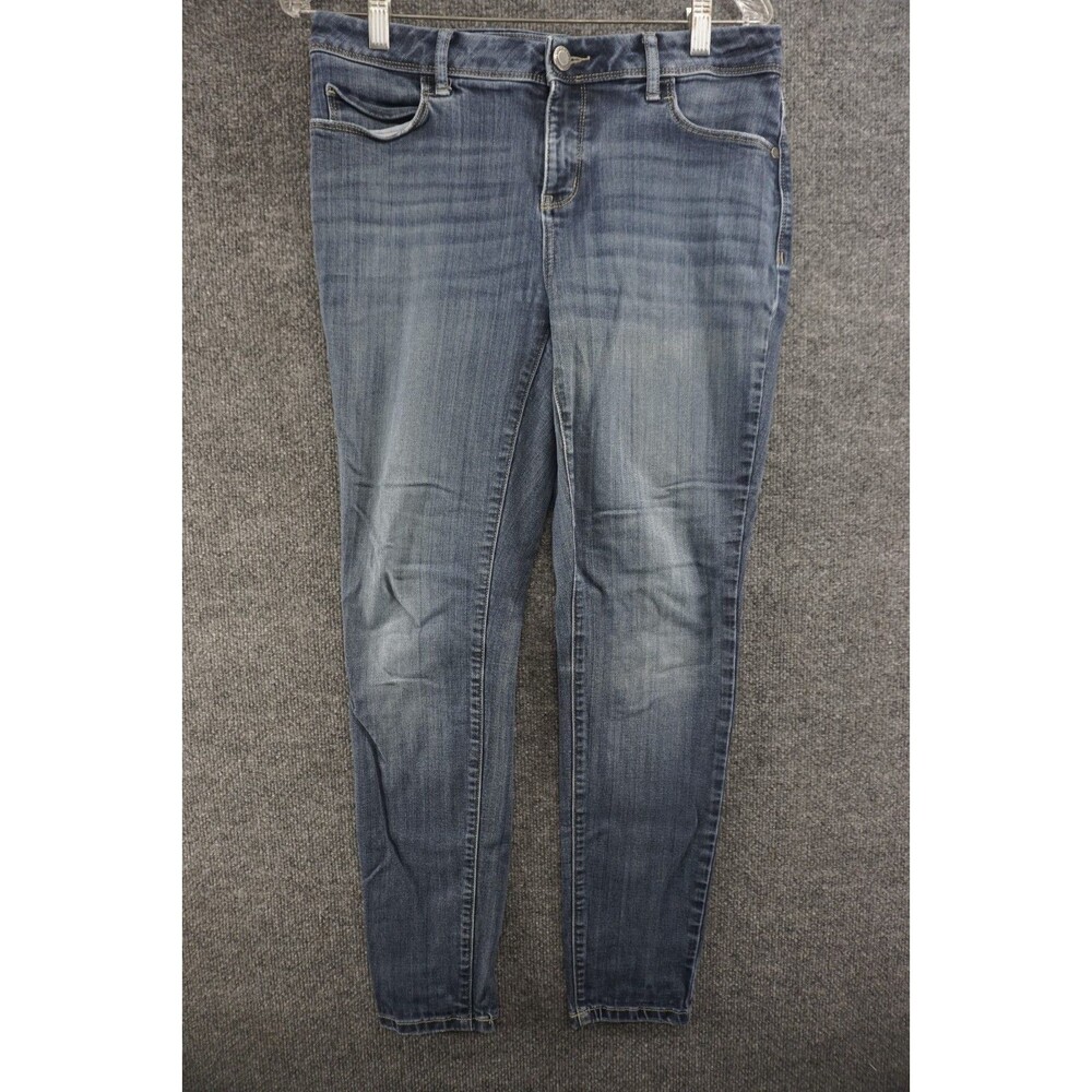 Simply Vera Vera Wang Skinny Jeans 10 Stretch Denim Blue